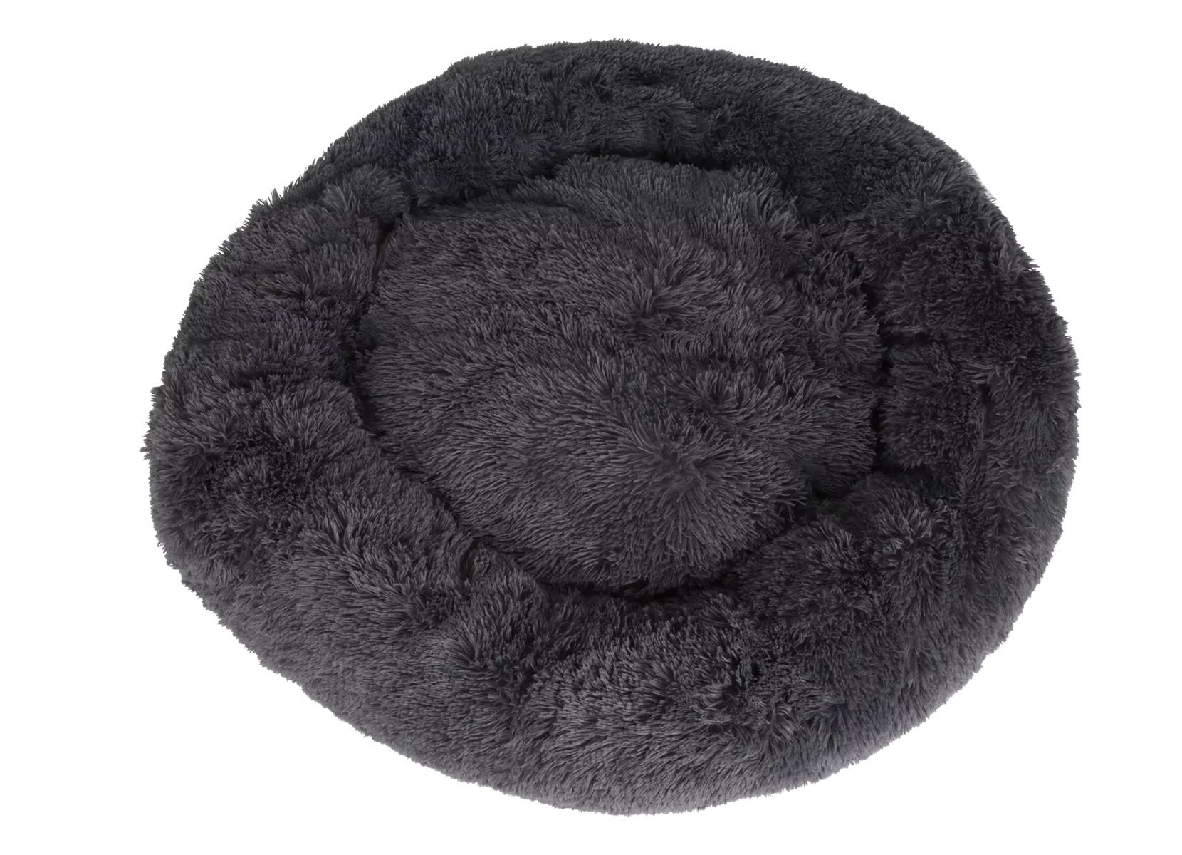 Tier-Plüschbett Donut 100cm Anthrazit