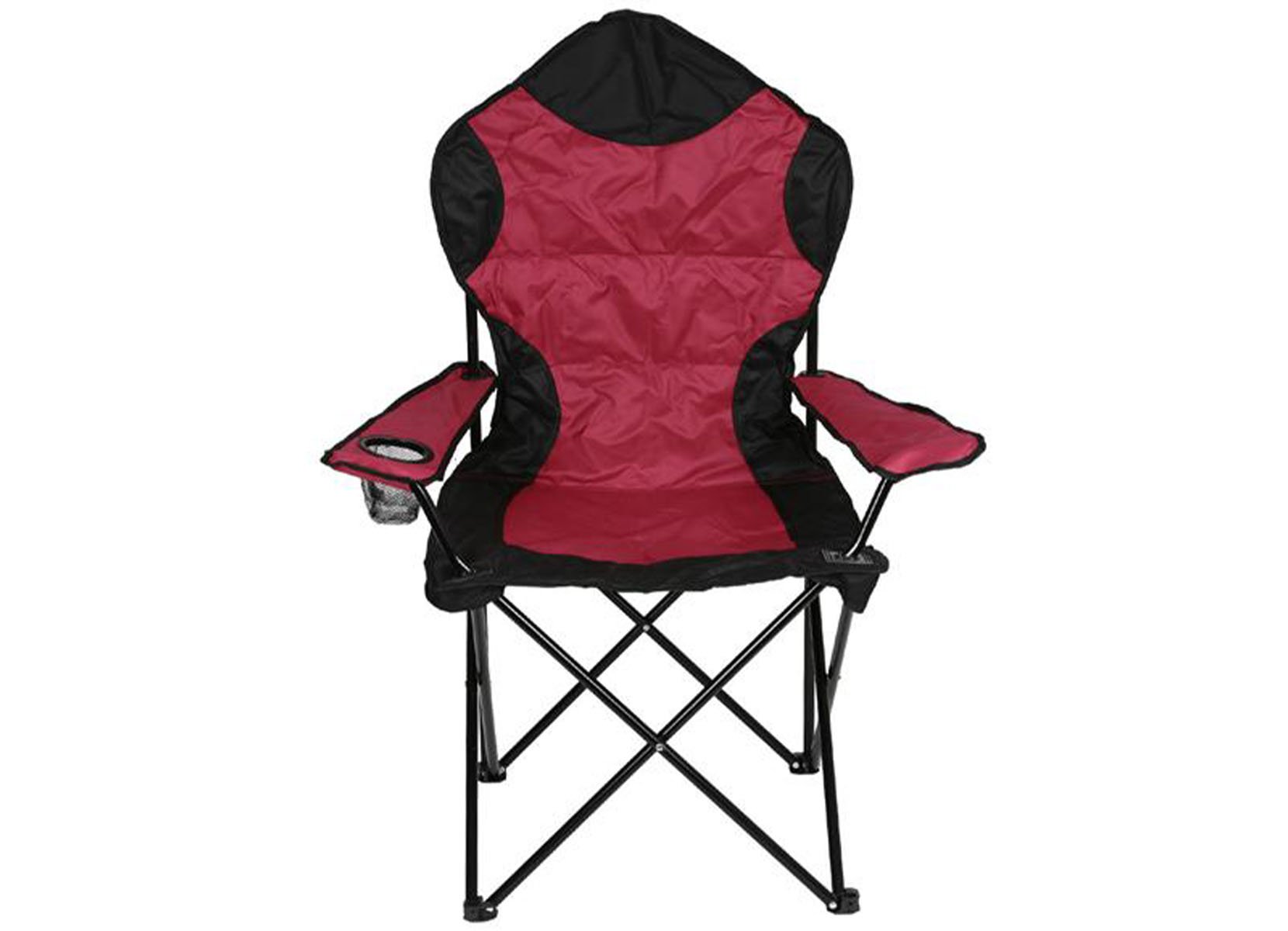 Camping-Klappsessel Deluxe Bordeaux/Schwarz Camping-Klappsessel Deluxe Bordeaux/Schwarz